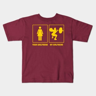 Your Girlfriend Vs My Girlfriend Men Gifts Kids T-Shirt